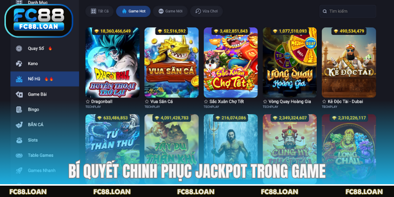 Bí quyết chinh phục Jackpot trong game
