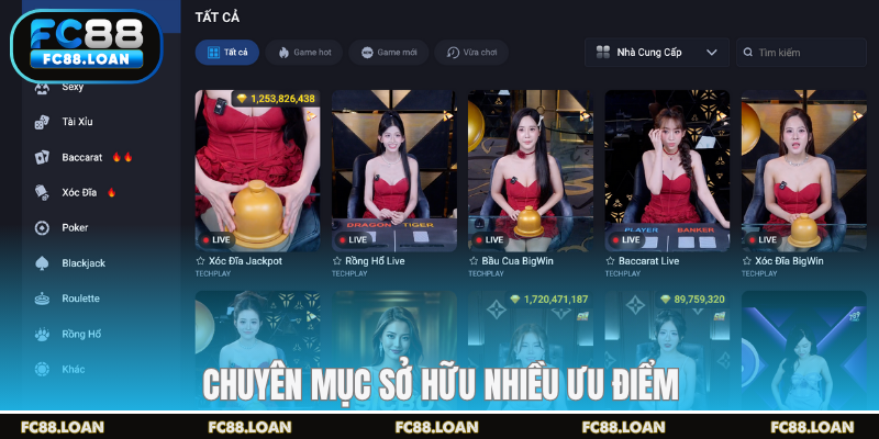 Chuyên mục sở hữu nhiều ưu điểm