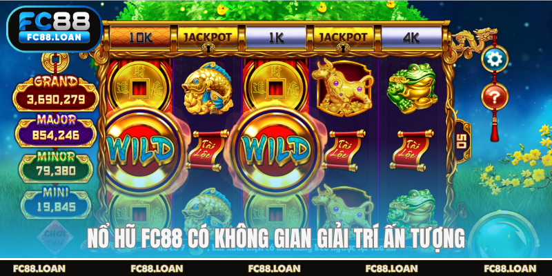 Nổ hũ FC88 có không gian giải trí ấn tượng