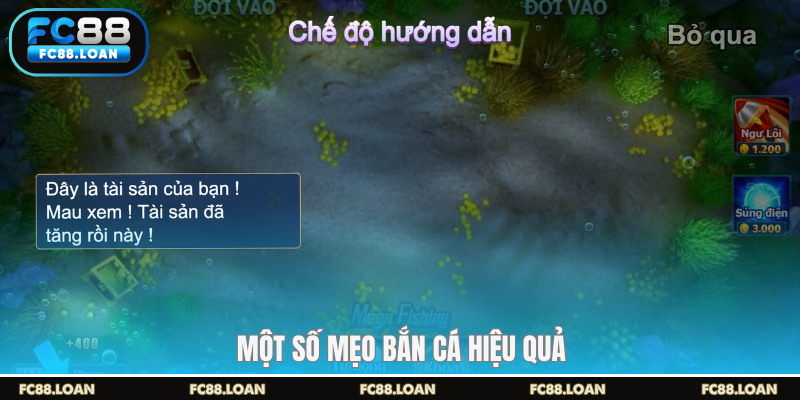 Một số mẹo bắn cá hiệu quả